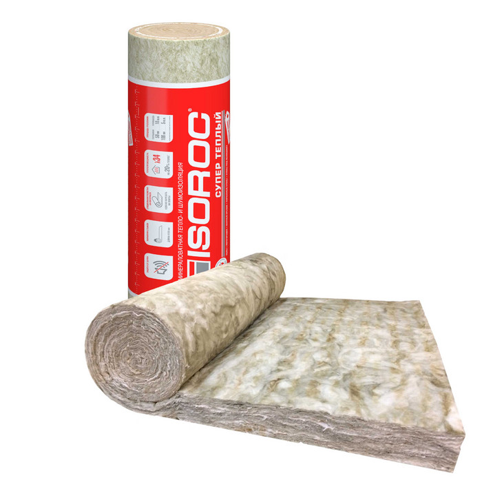 Утеплитель Изорок Супер Теплый Рулон 4100х1220х50 мм